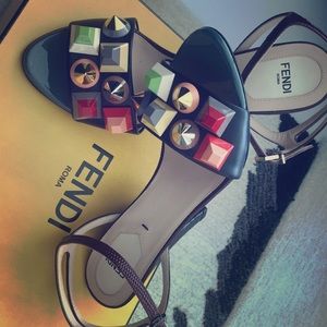 Fendi original sandals size 36. Never used.